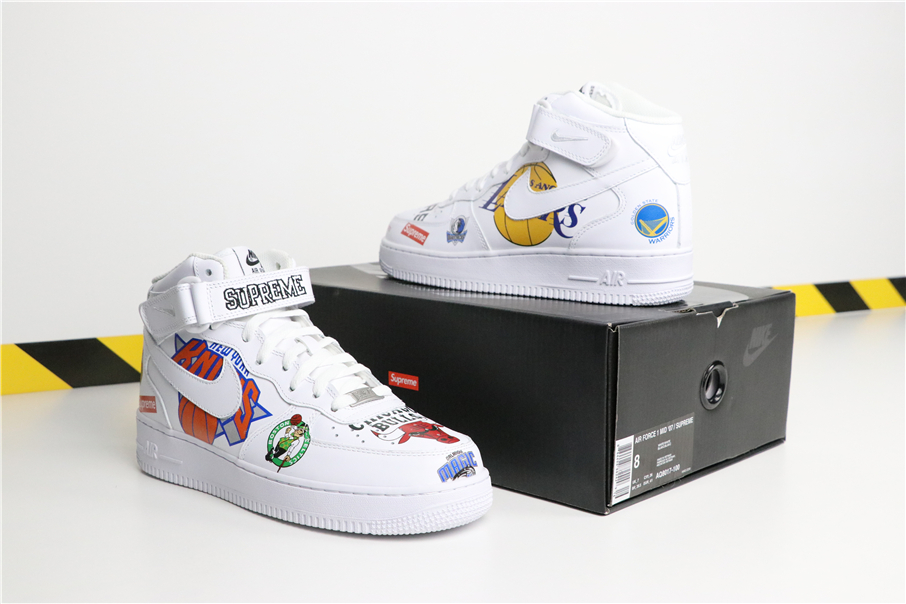 nike air force 1 supreme nba