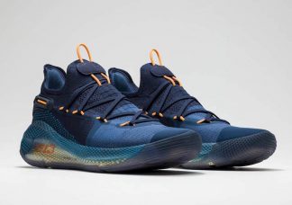 curry 6 blue and white