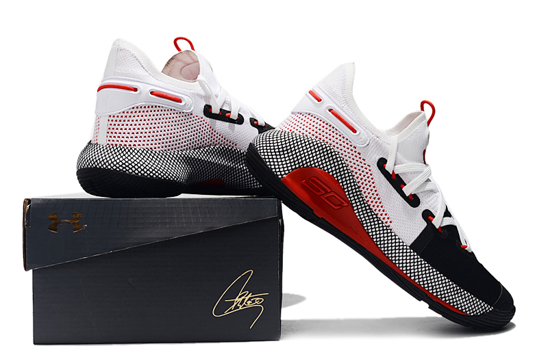 under armour curry 6 white black