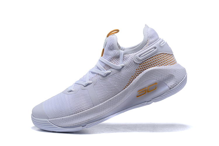 curry 6 white and gold