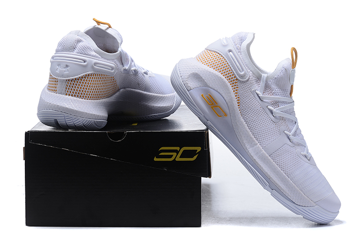 curry 6 white and gold