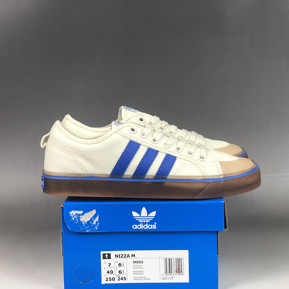 adidas nizza off white blue