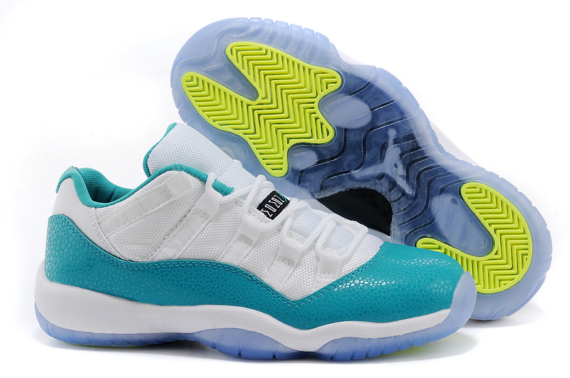 aqua and white jordans