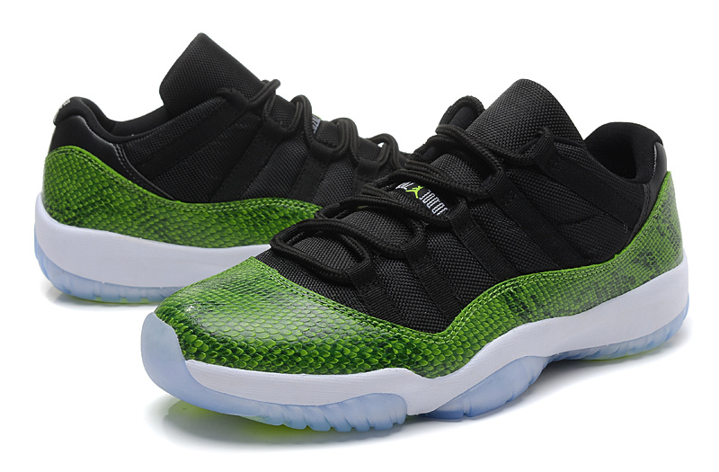 Air Jordan 11 Retro Low “Green Snakeskin” 528895-033 On Sale – The Sole Line