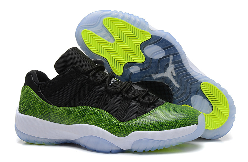jordan 11 snakeskin green