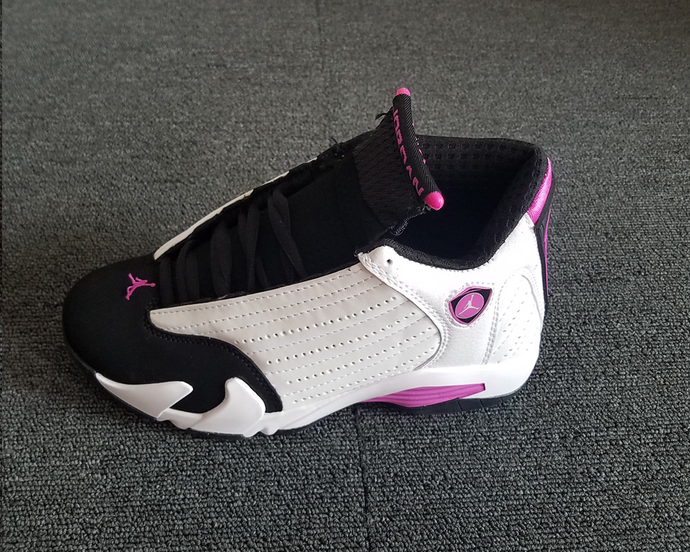 jordan 14 purple and black