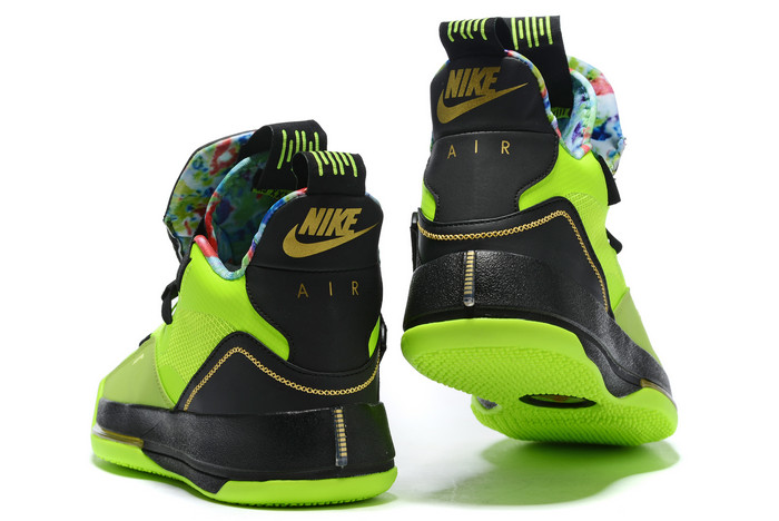 air jordan green shoes