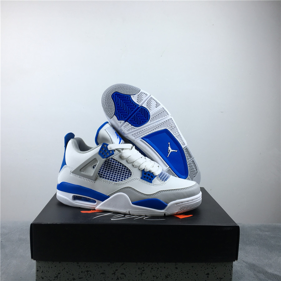 jordan 4 off white military blue