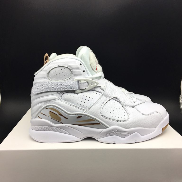 air jordan 8 white ovo