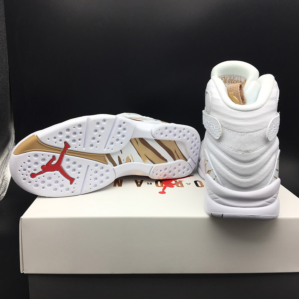 air jordan 8 ovo white