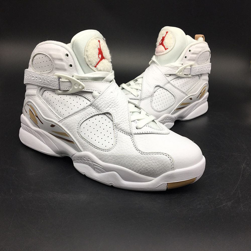 air jordan 8 ovo white