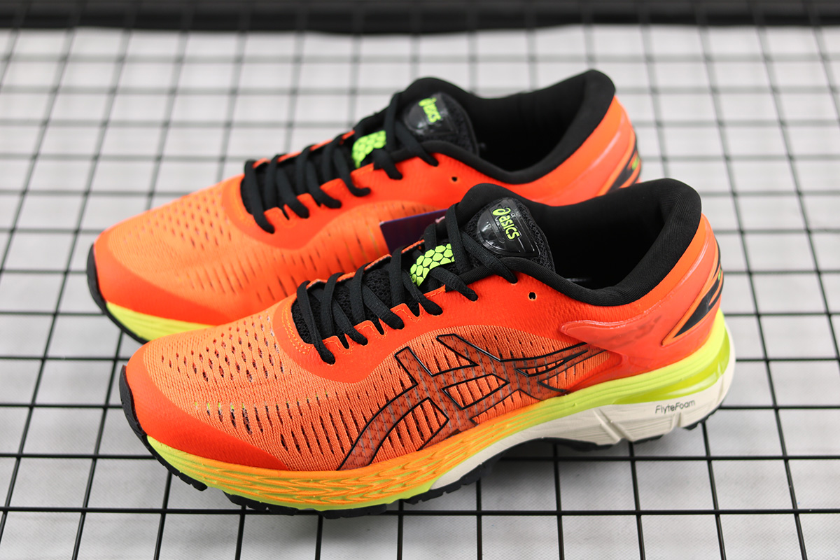 gel kayano 25 shocking orange