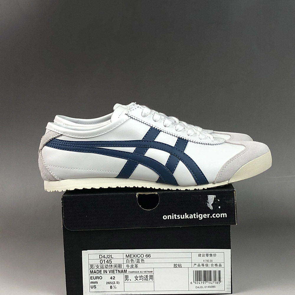 onitsuka tiger mexico 66 white and blue