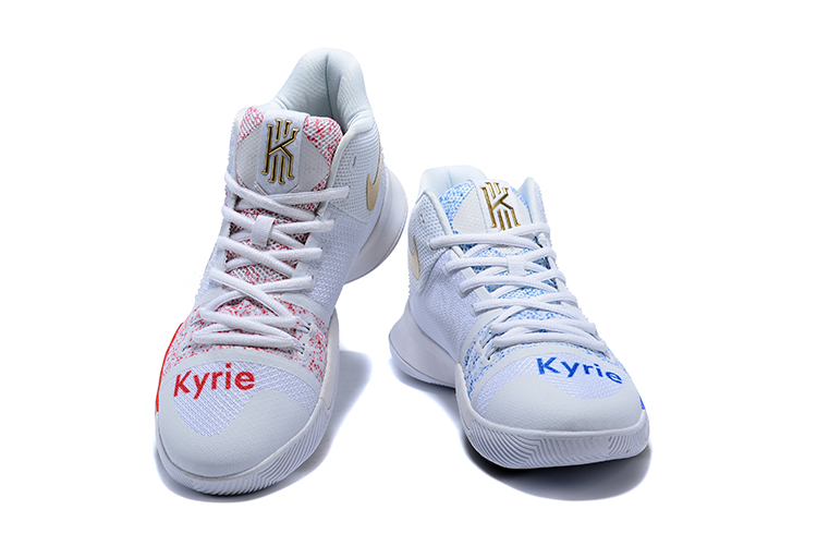 Custom Nike Kyrie 3 “Coca-Cola” White 