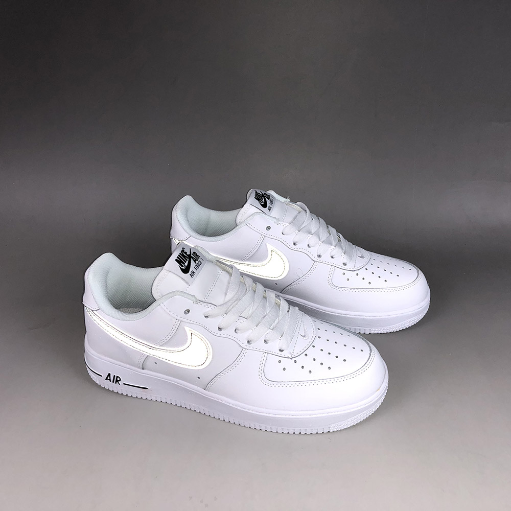 nike air force 1 white and black