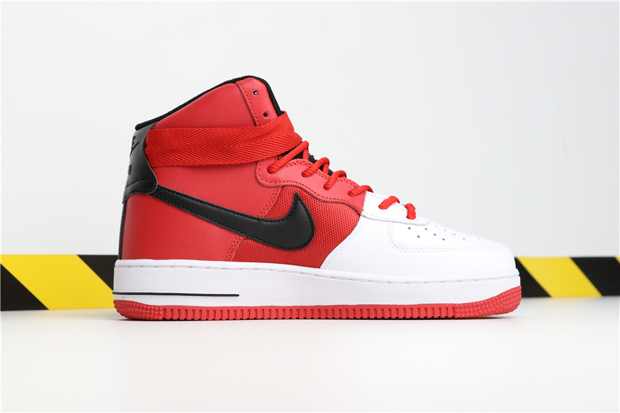 nike air force 1 lv8 high all red