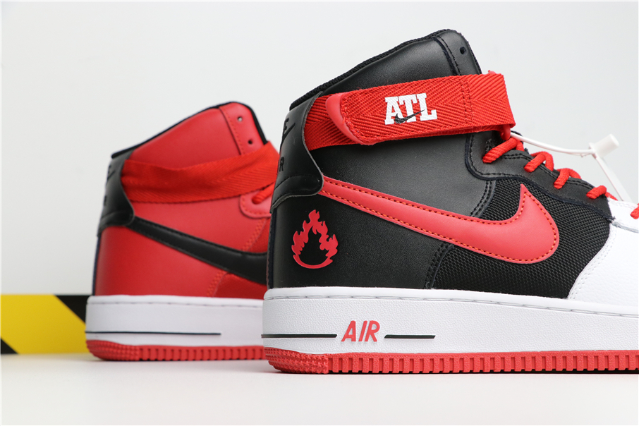 nike air force 1 lv8 high top red