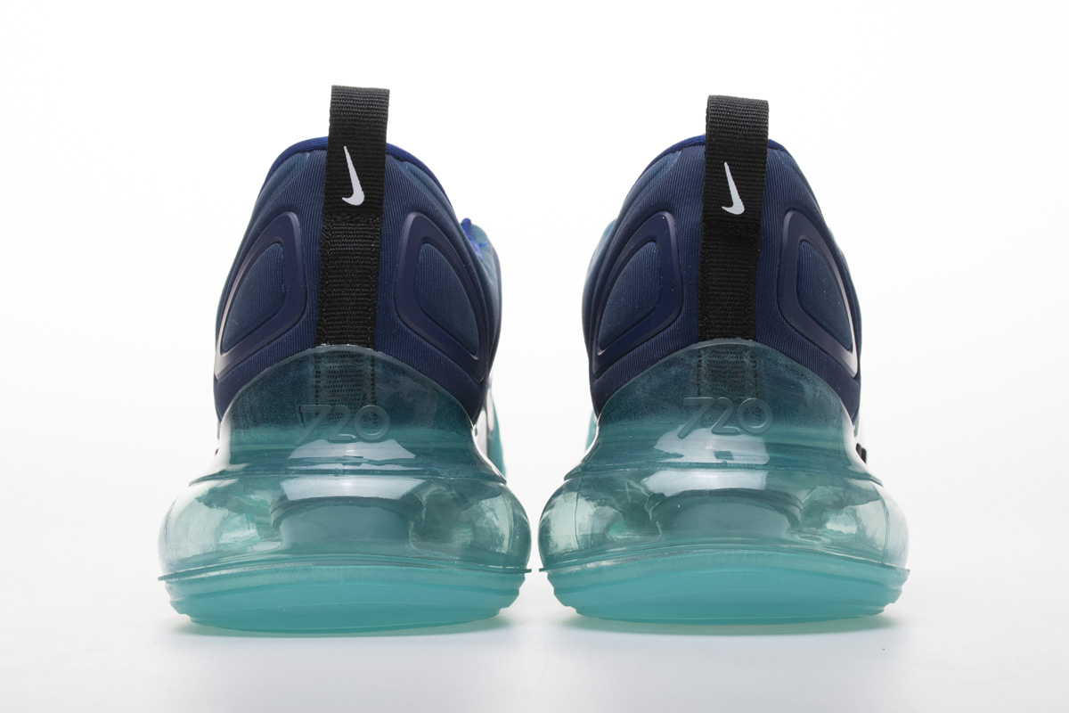 nike 720 green and white