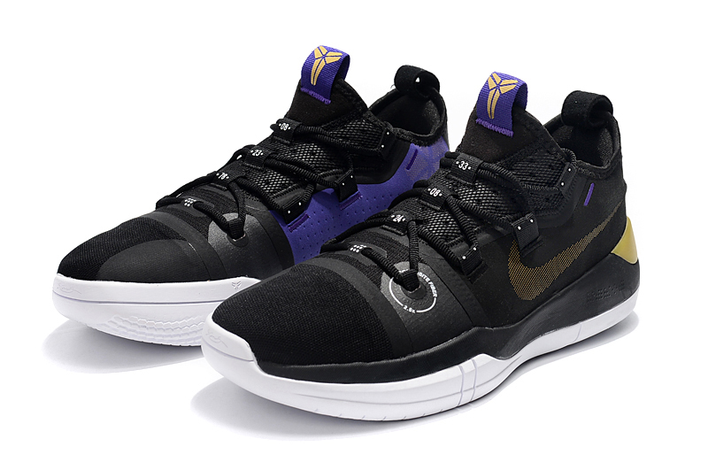 Nike Kobe AD Black/Metallic Gold-Purple 
