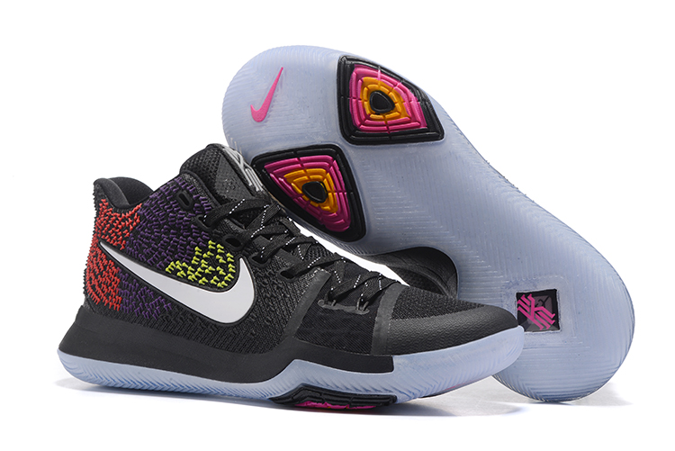 Intense Eat dinner Using a computer Nike Kyrie 3 Black/Red/Purple/Yellow On Sale – The Sole Line