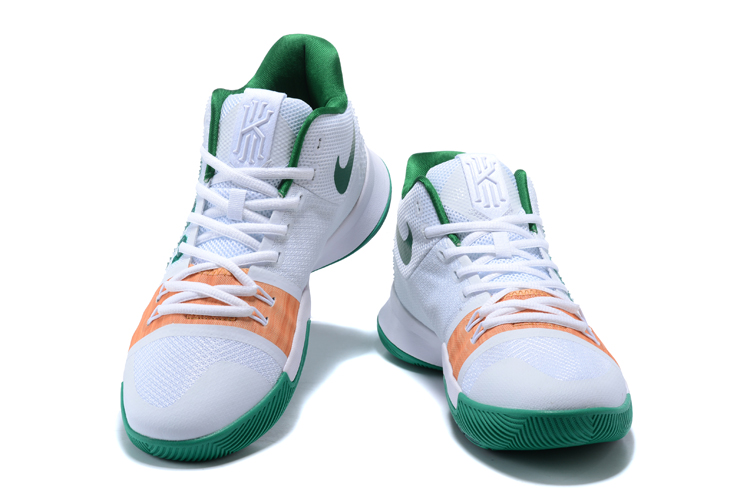 kyrie irving shoes green and white