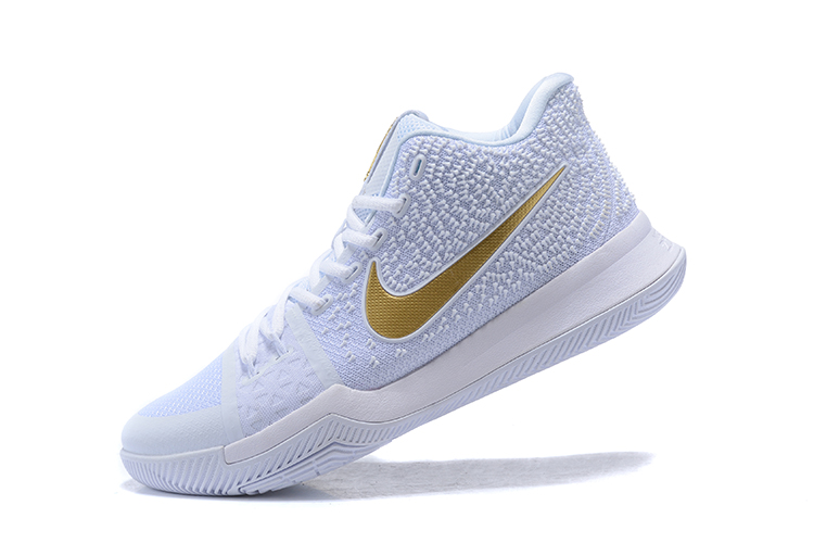 kyrie 3 shoes white and gold