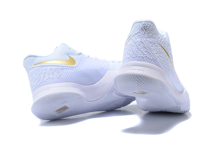 kyrie 3 white and gold