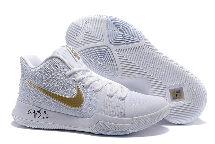 kyrie 2 shoes white and gold