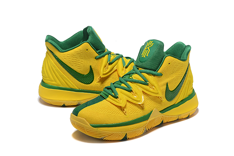 yellow kyrie 5