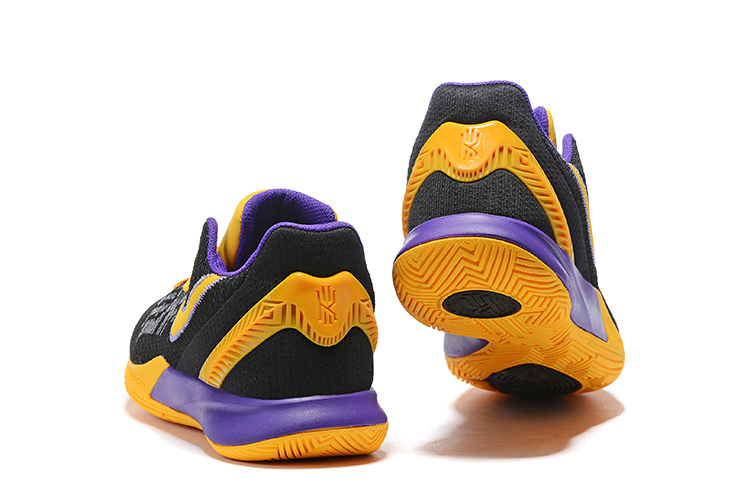 kyrie purple and yellow shoes