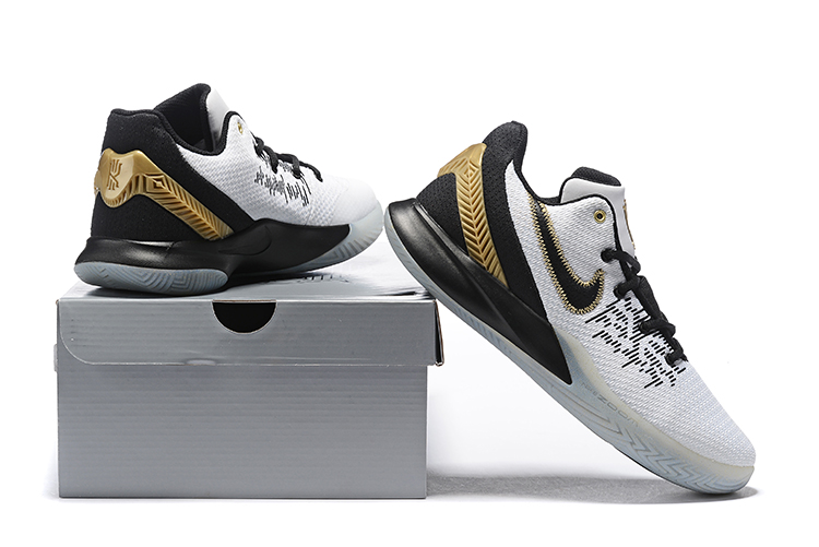 kyrie 5 gold and black