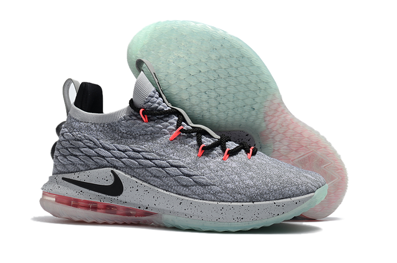 lebron 15 low gray