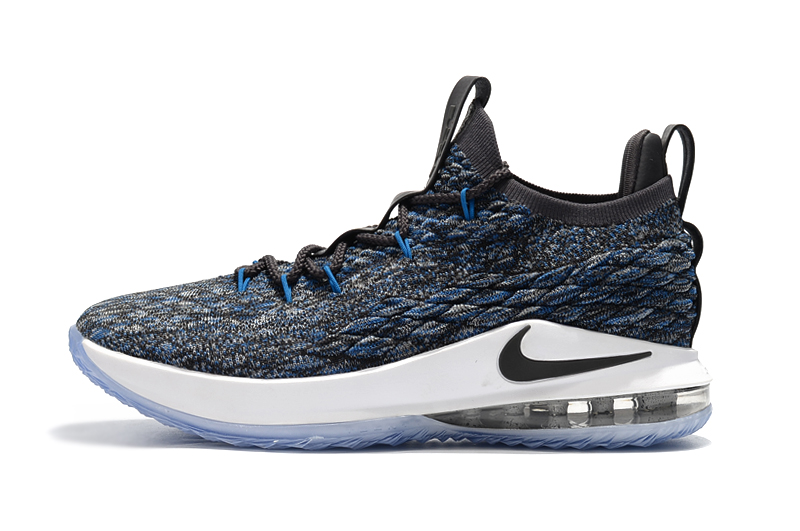 lebron 15 low blue grey black