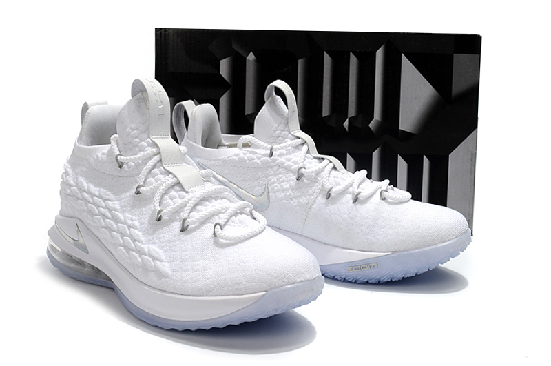 Nike LeBron 15 Low “White Metallic 