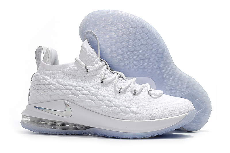 Nike LeBron 15 Low “White Metallic 