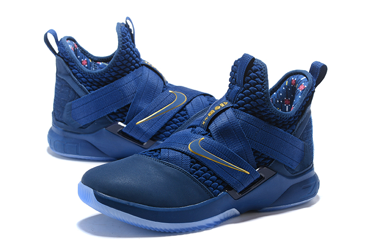 lebron soldier 12 blue and gold