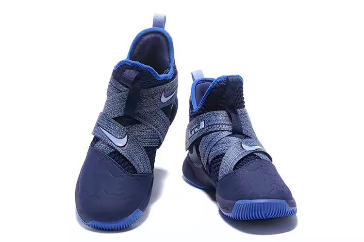 lebron soldier 12 blackened blue