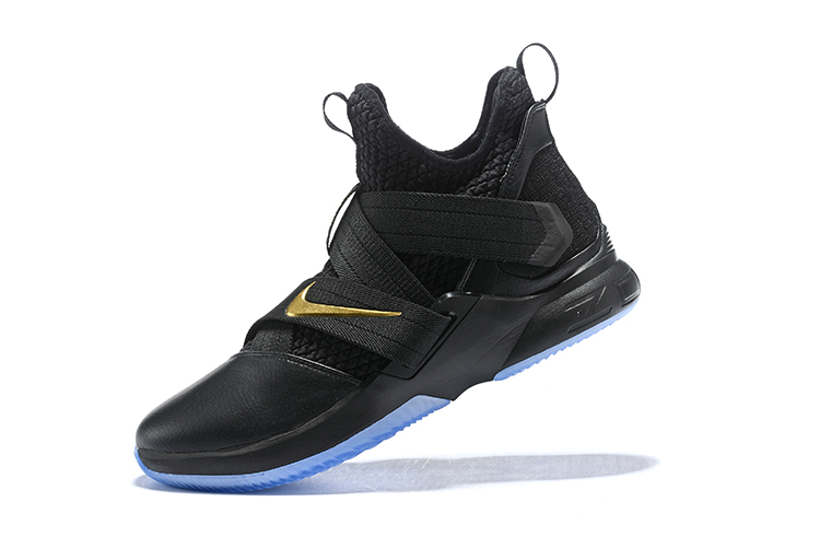 lebron soldier 12 black gold