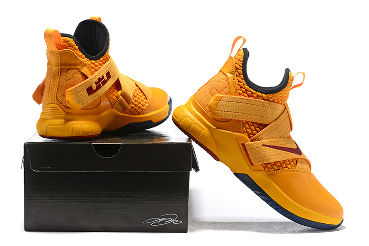 lebron shoes yellow