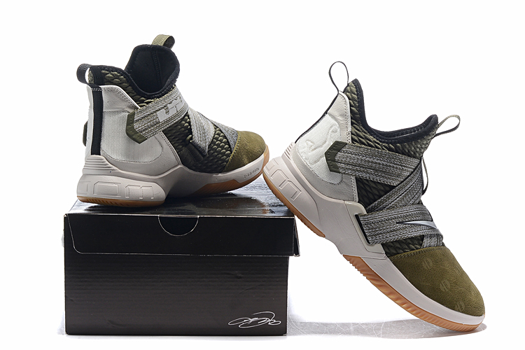 lebron soldier 12 olive green