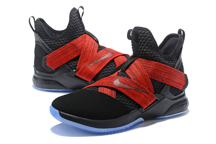 lebron soldier 12 black red