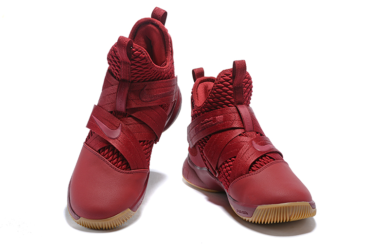 lebron soldier 12 red gum