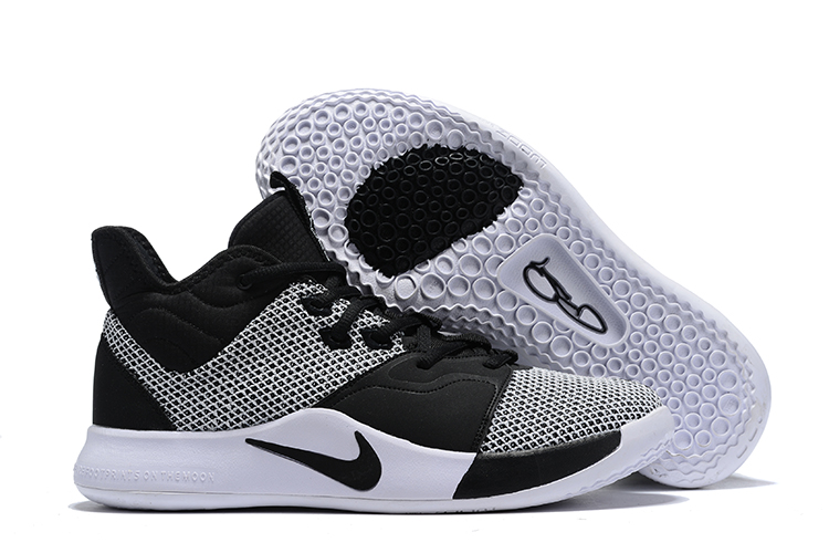 nike pg3 black and white