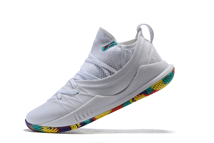 curry 5 white confetti