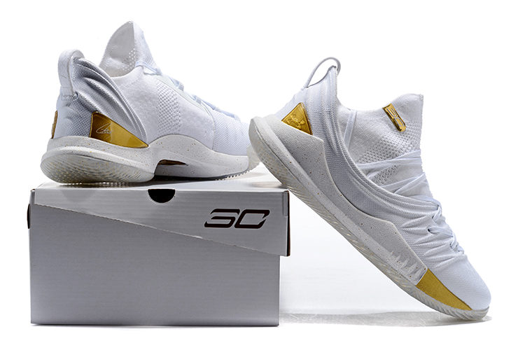 curry 1 white and gold