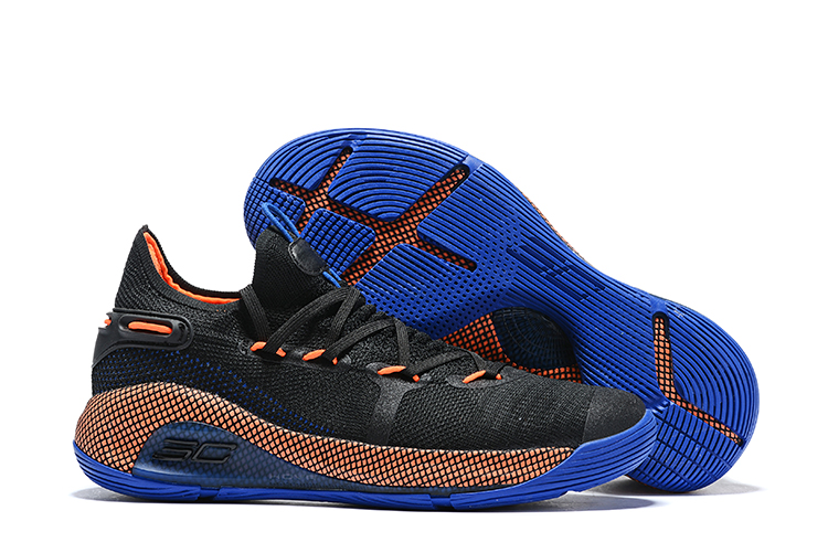 UA Curry 6 Black Blue Orange On Sale 