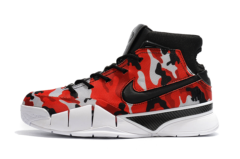black red and white basketball shoes