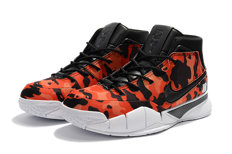 nike red camo shoes