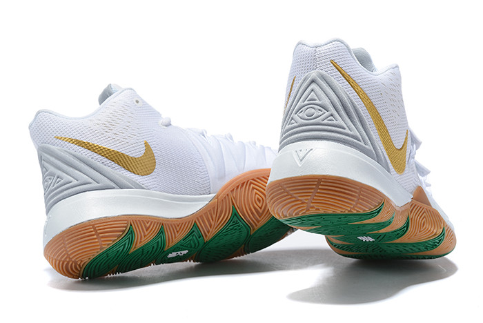 white and gold kyrie