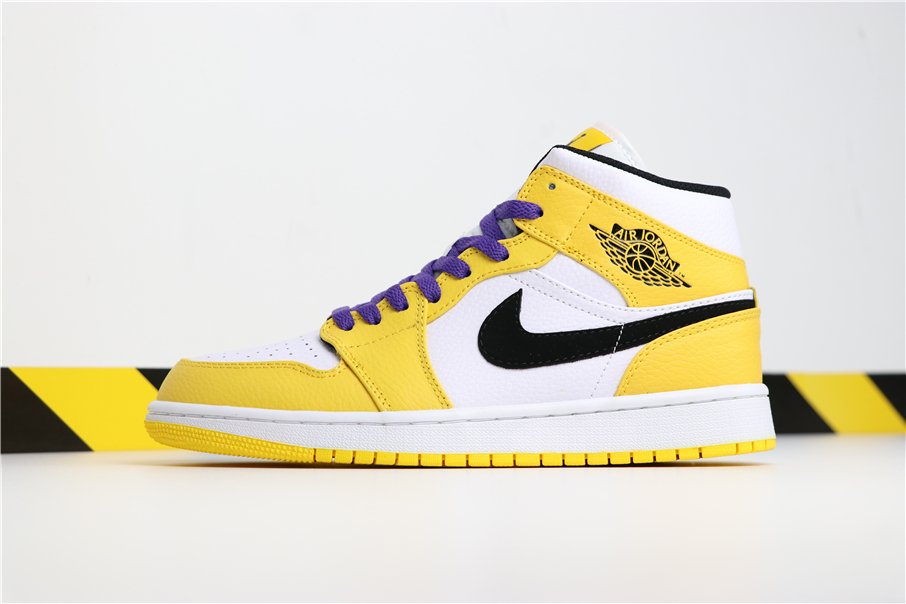 air jordan 1 mid lakers